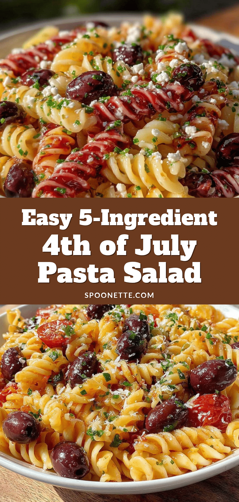 4th of July pasta salad recipe