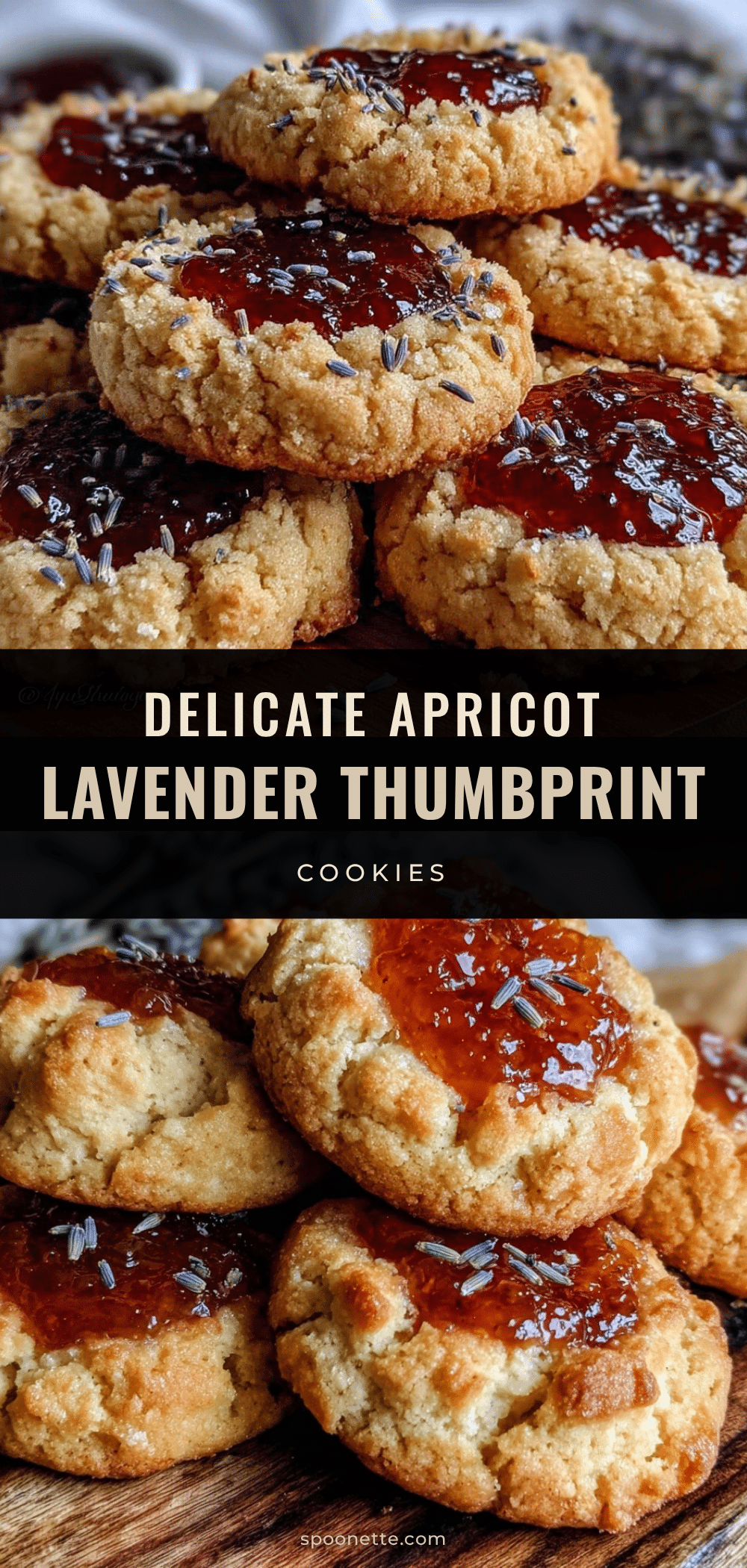 apricot lavender thumbprint cookies recipe