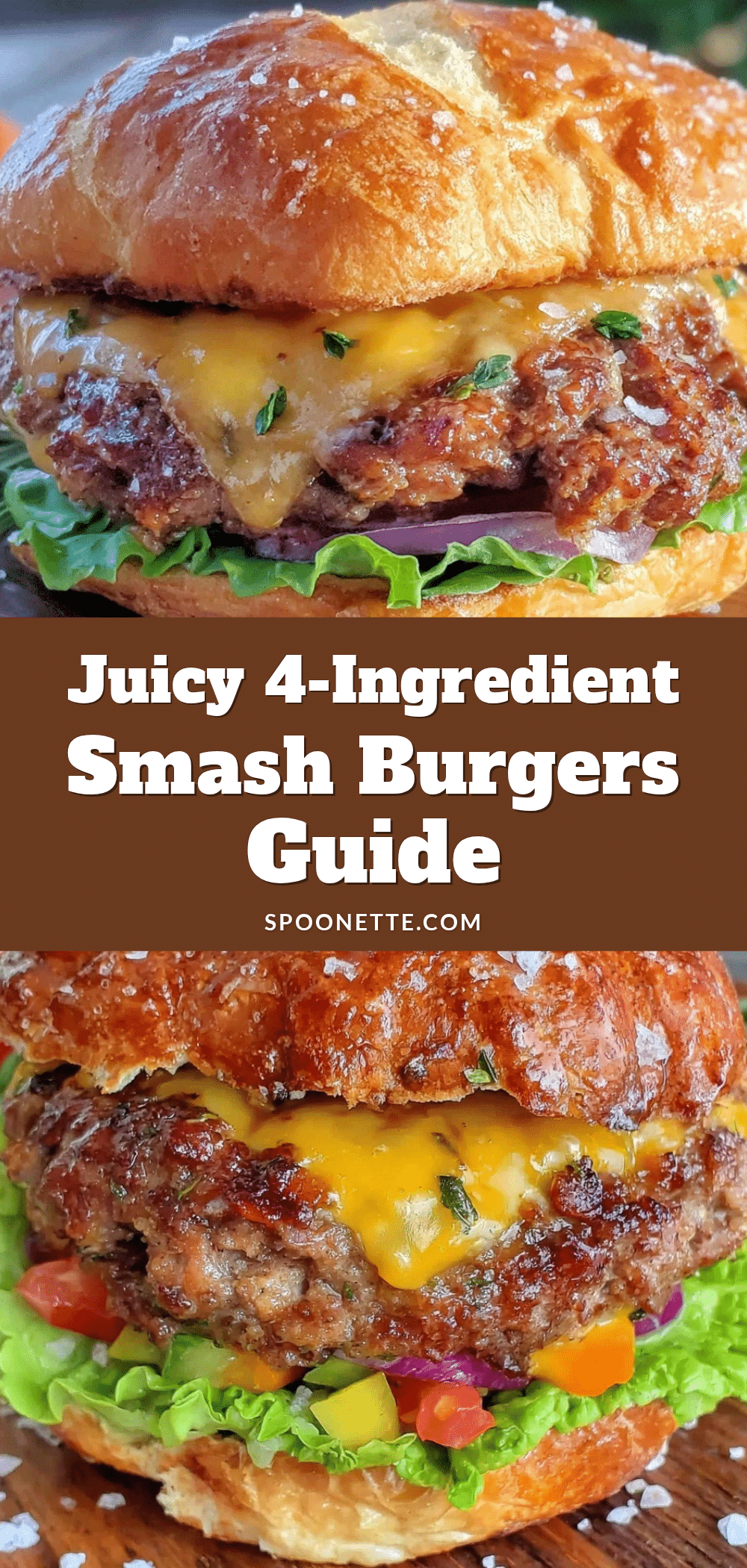 crispy 4-ingredient smash burgers recipe