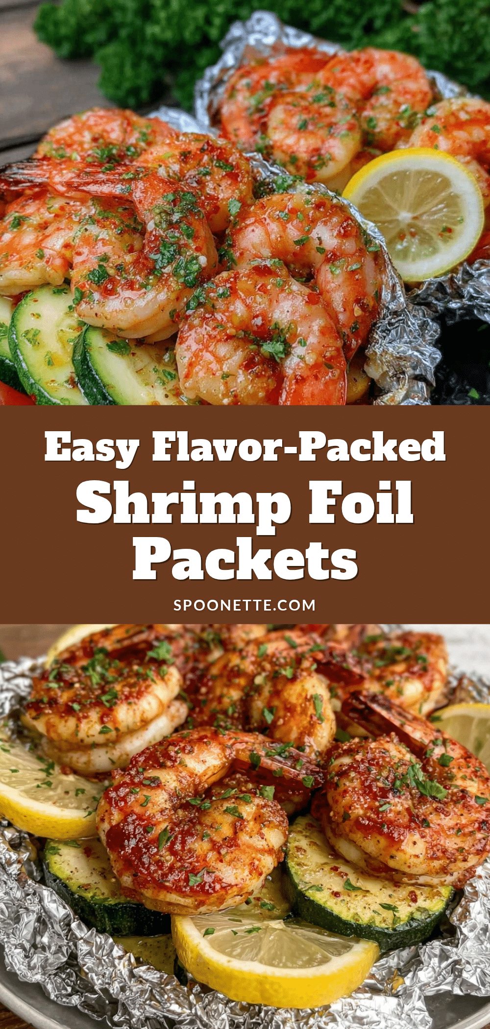 easy 5-ingredient shrimp foil packets recipe