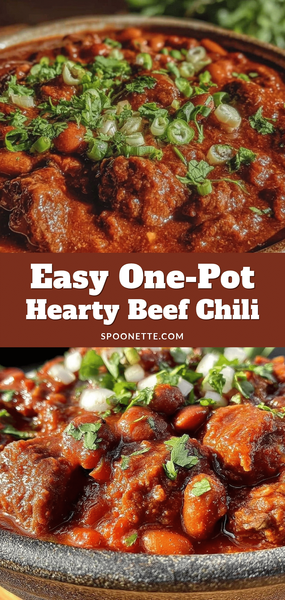 easy one-pot beef chili recipe
