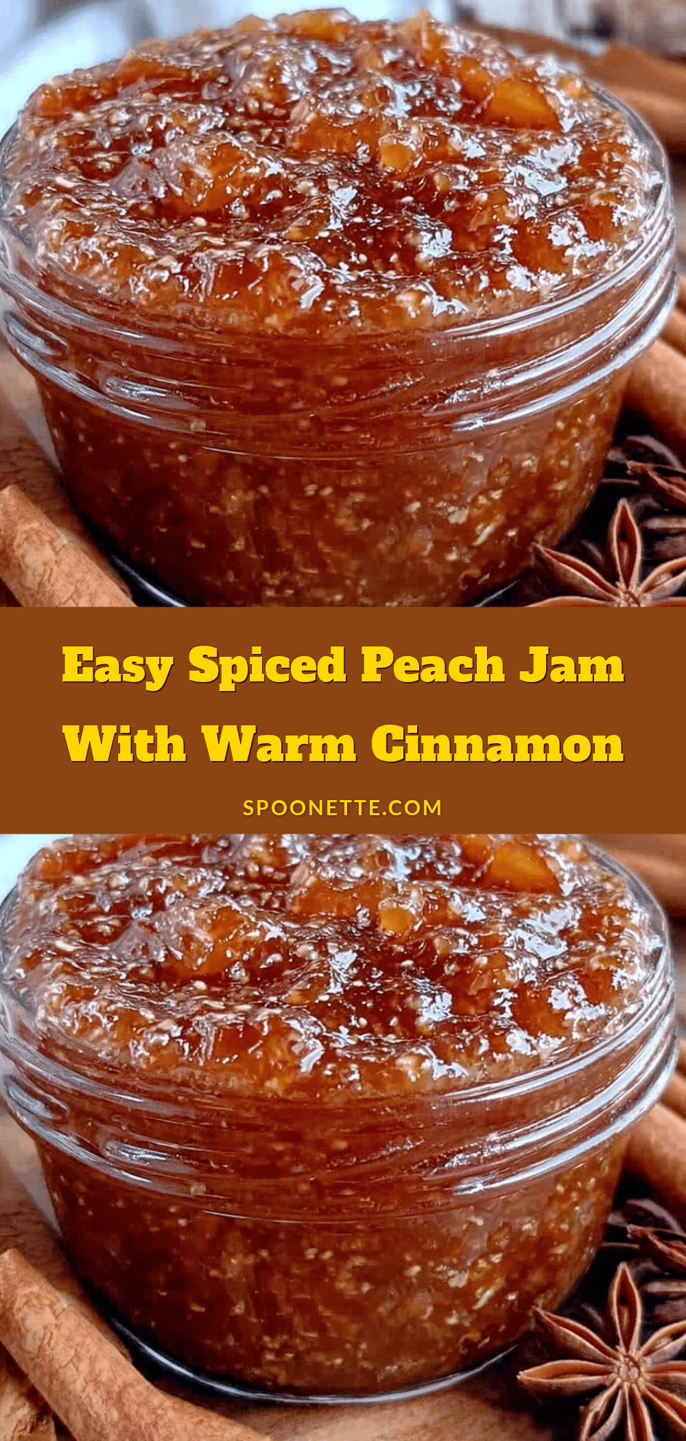 Flavorful Spiced Peach Jam recipe