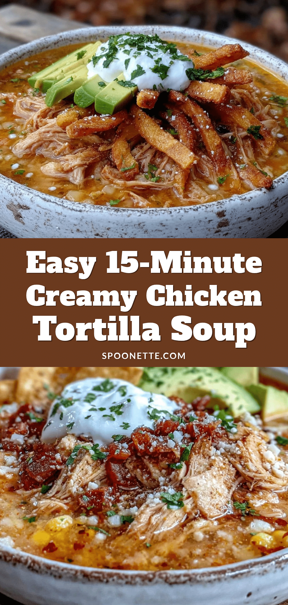 instant pot chicken tortilla soup recipe