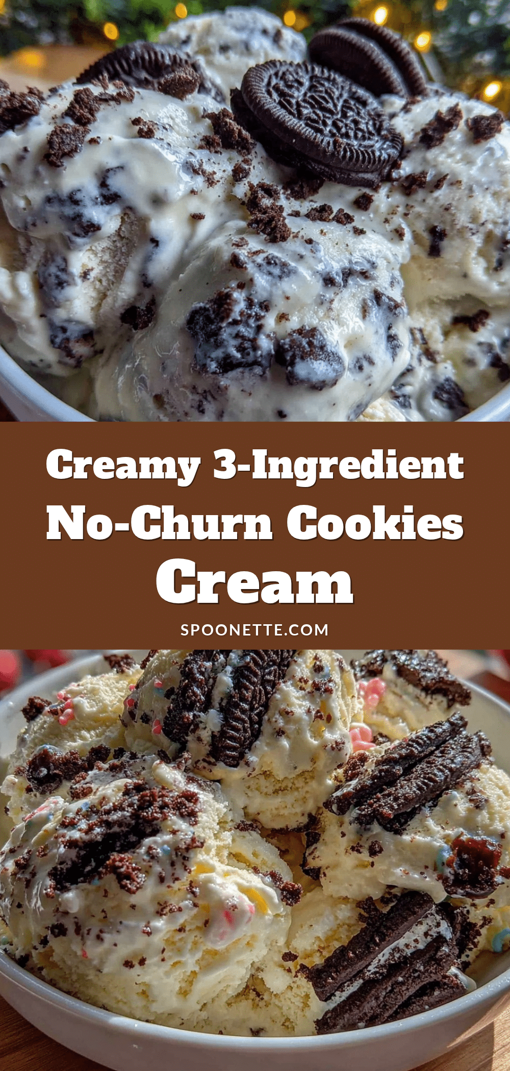 no-churn cookies and cream ice cream recipe