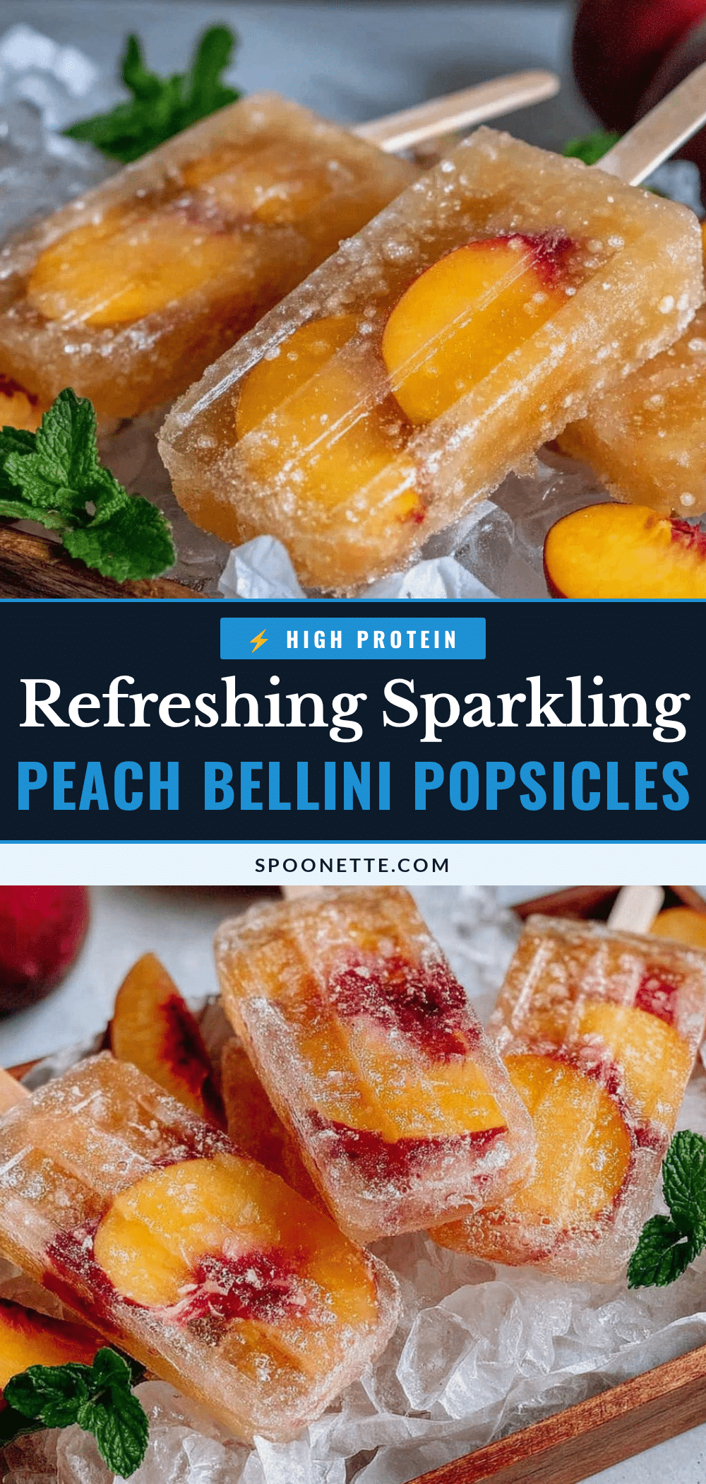 peach bellini popsicles recipe