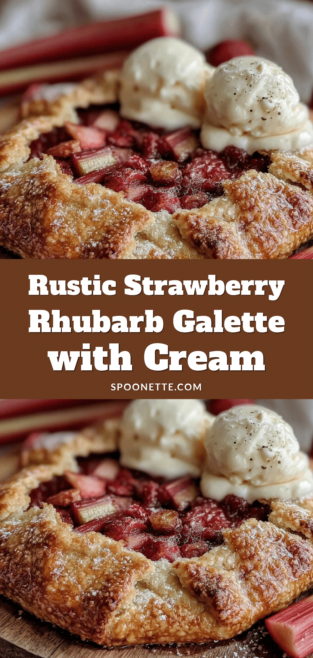 strawberry rhubarb galette recipe