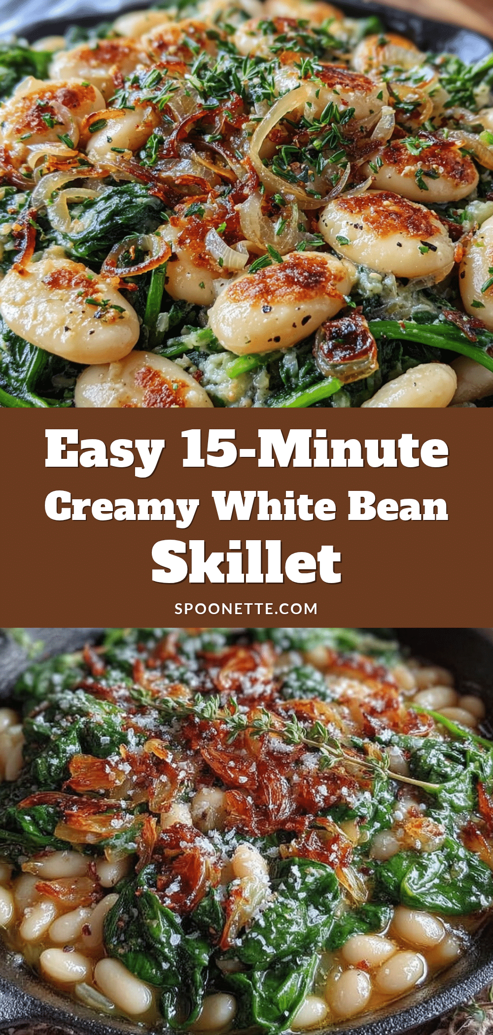 white bean and spinach skillet recipe recipe
