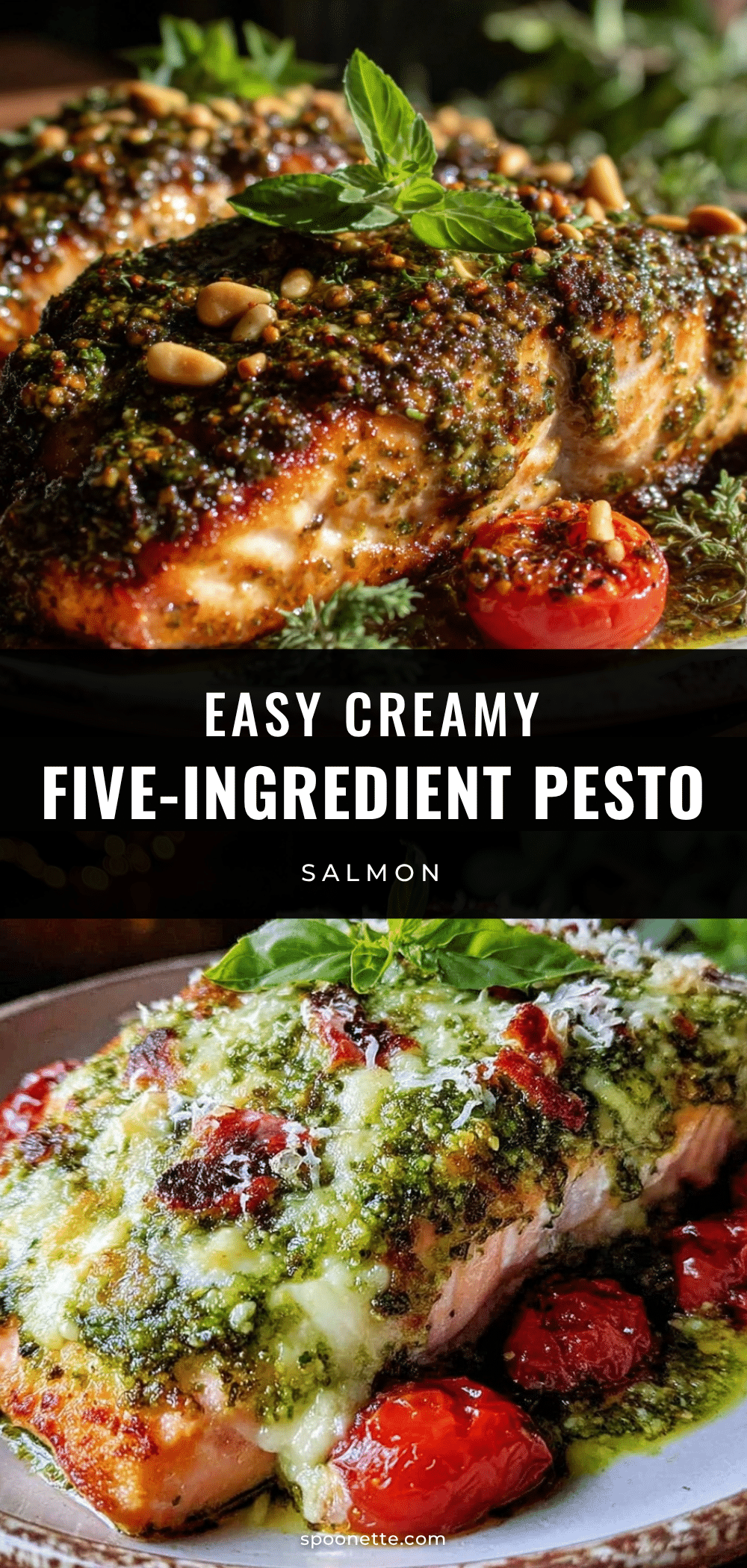 baked pesto salmon recipe