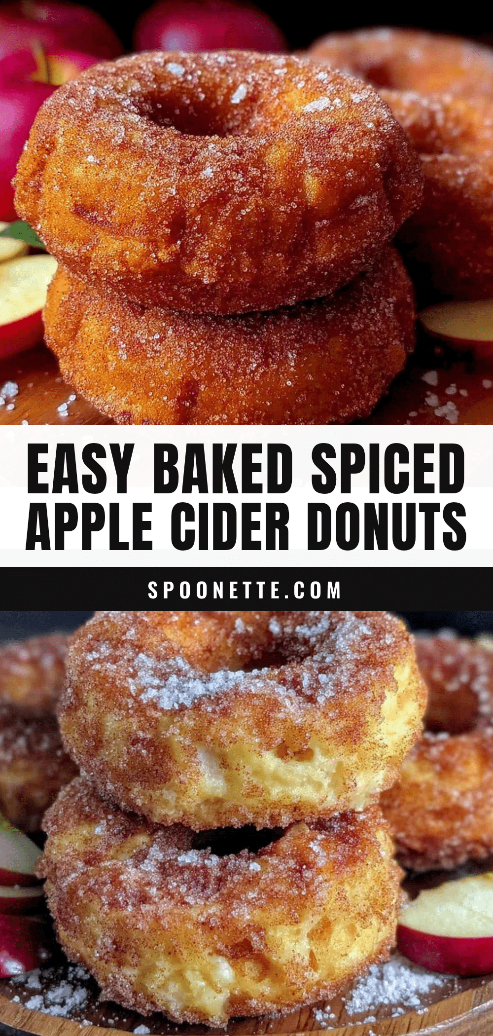 baked spiced apple cider donuts recipe