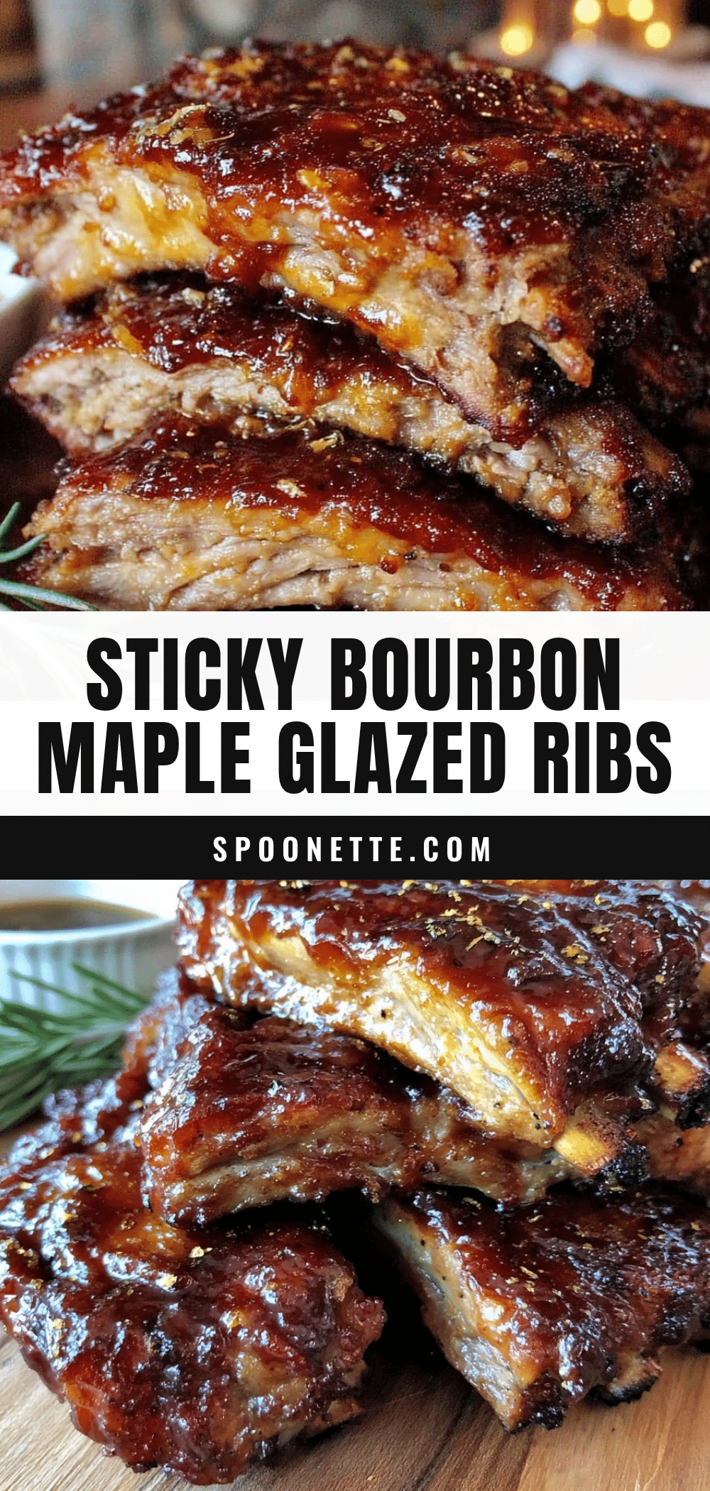 bourbon maple glazed pork ribs slow cooker recipe recipe