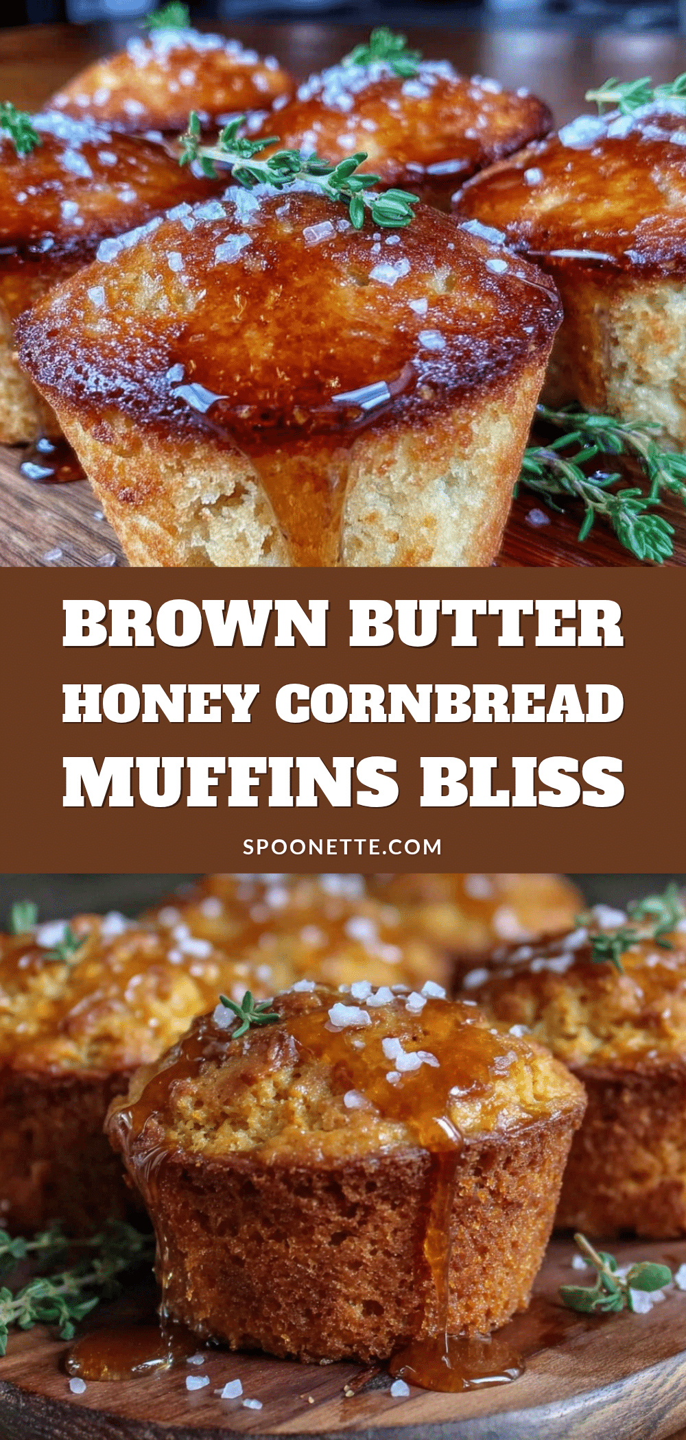 brown butter honey cornbread muffins recipe