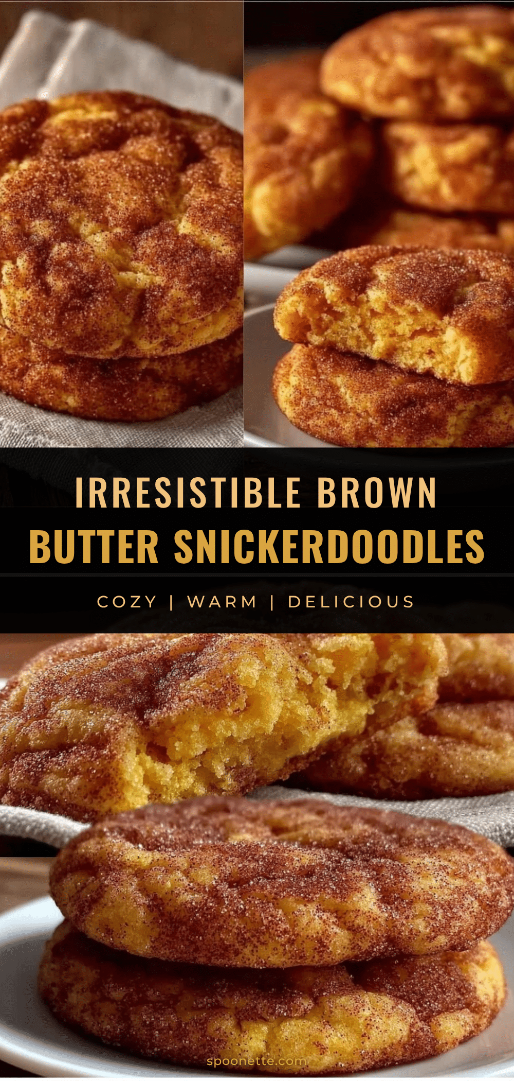 brown butter snickerdoodles recipe