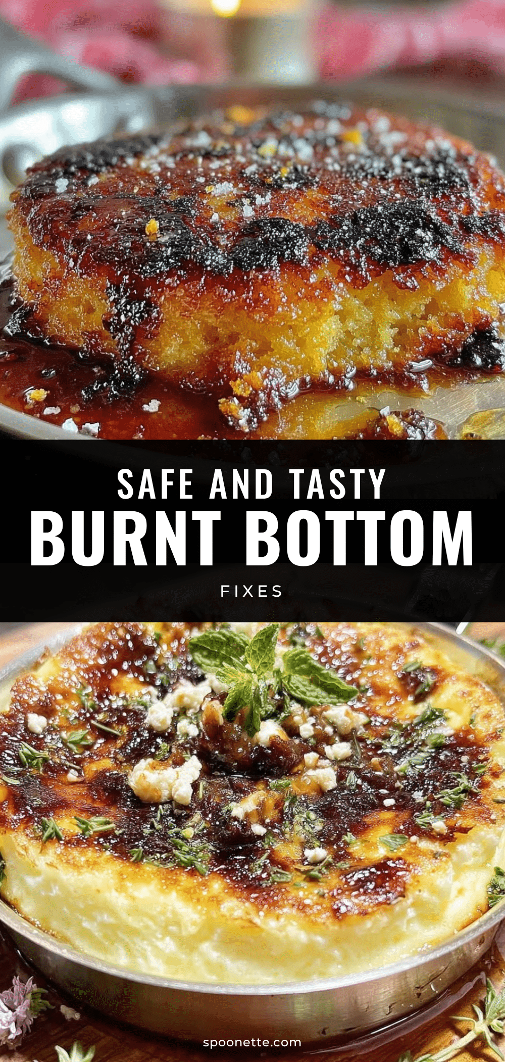 burnt bottom of pan food safety recipe