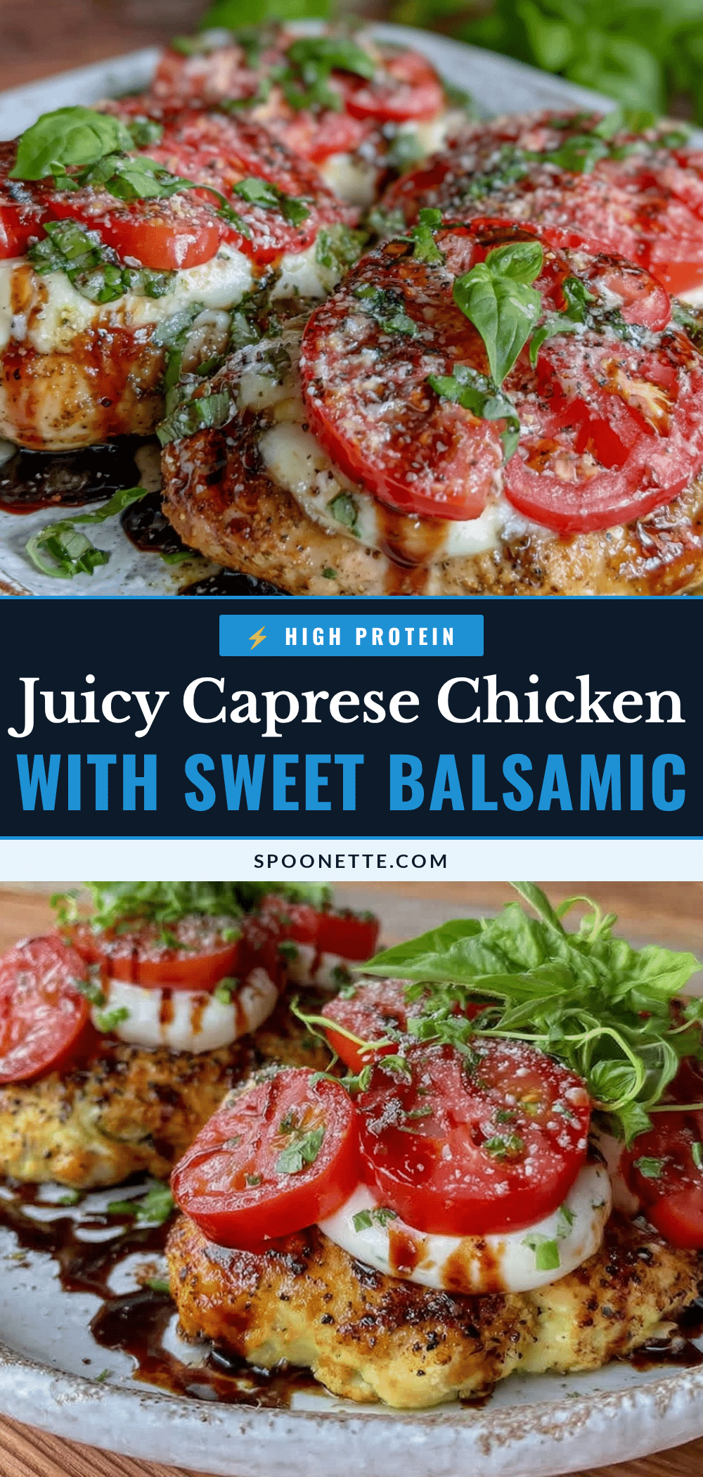Caprese Chicken with Balsamic Reduction recipe