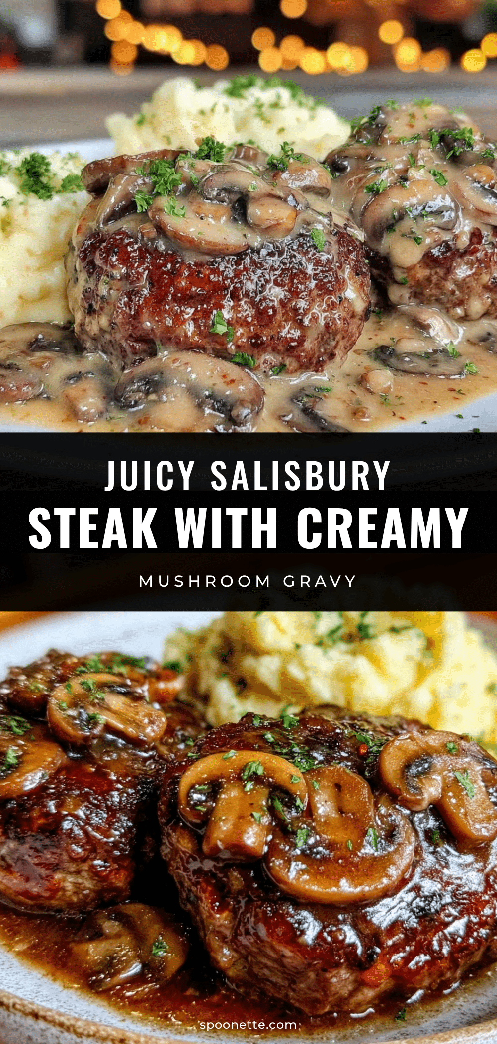 comforting Salisbury steak recipe