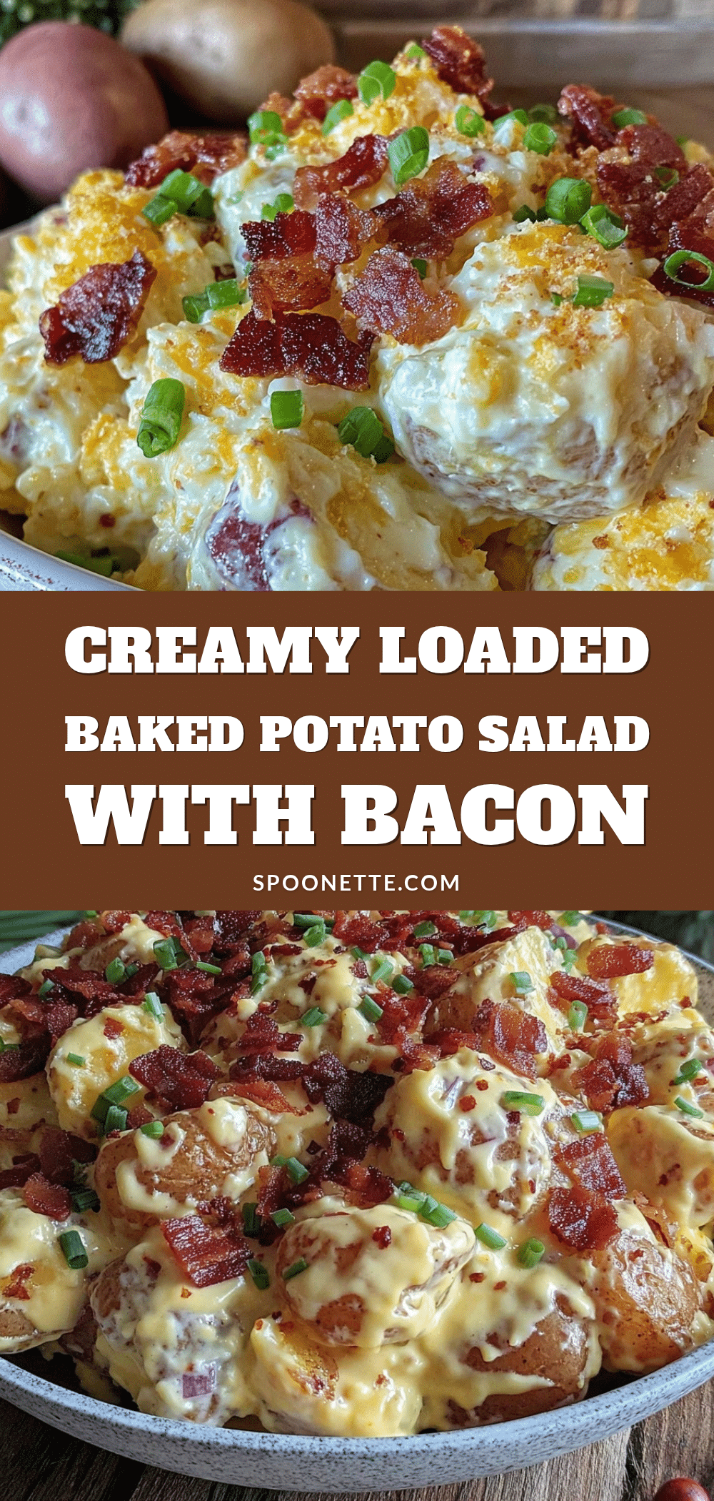 creamy loaded baked potato salad recipe