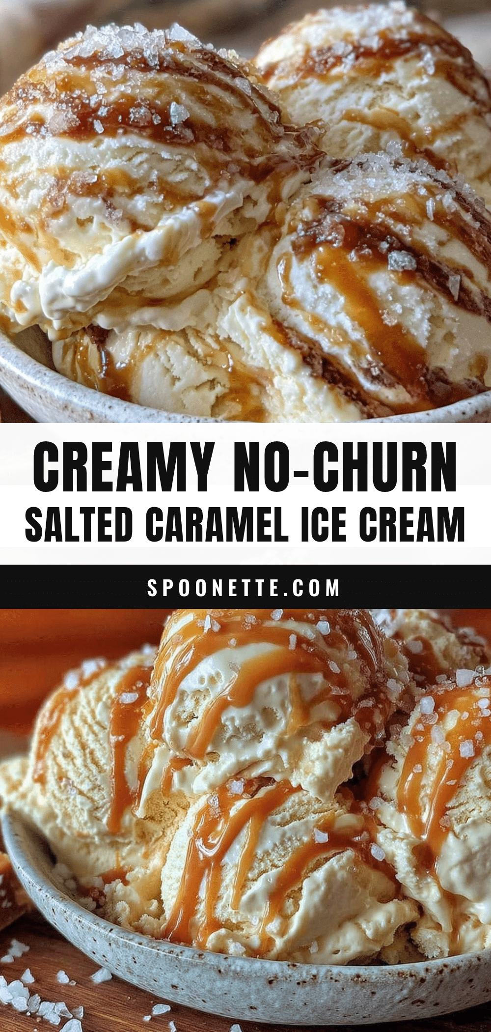 creamy no-churn salted caramel ice cream recipe