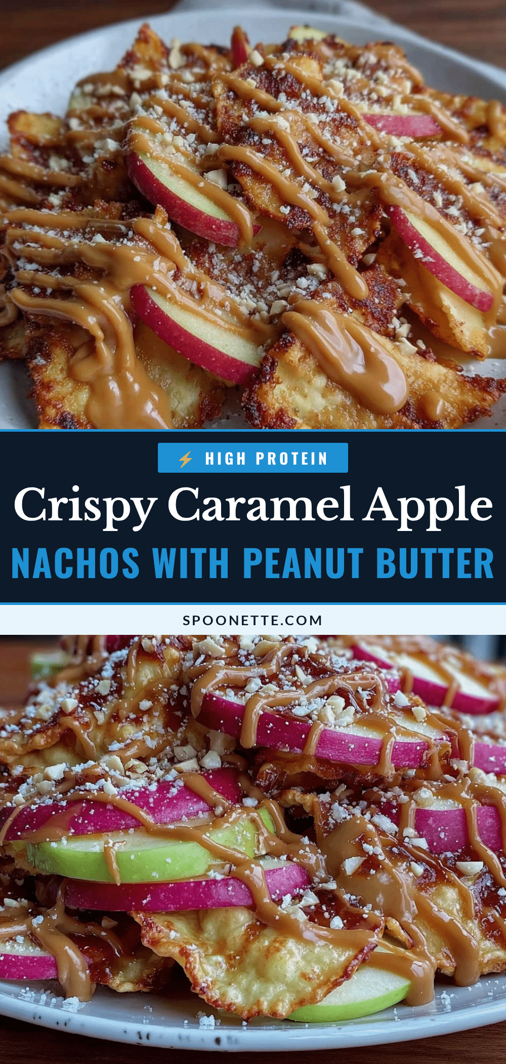 crispy caramel apple nachos recipe