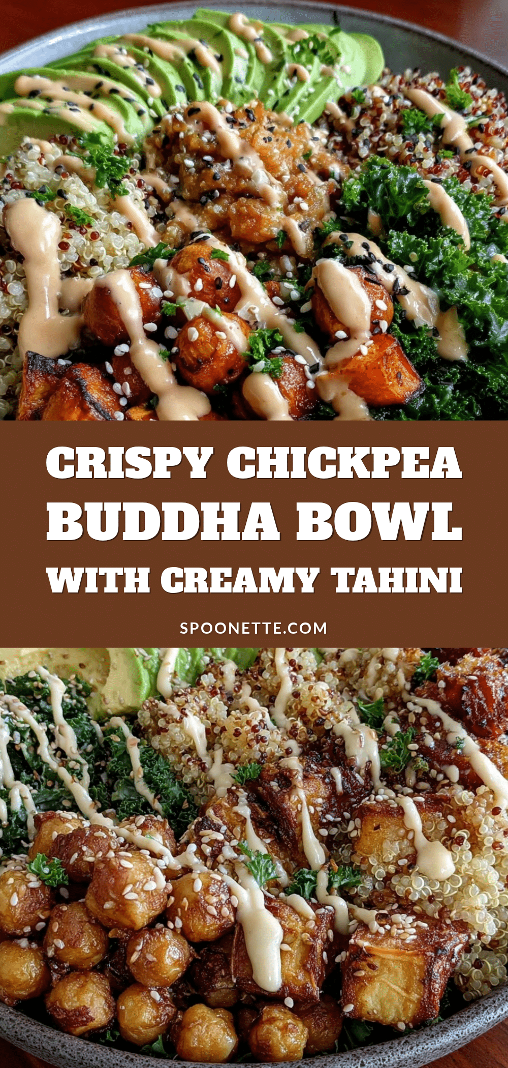 crispy chickpea buddha bowl recipe