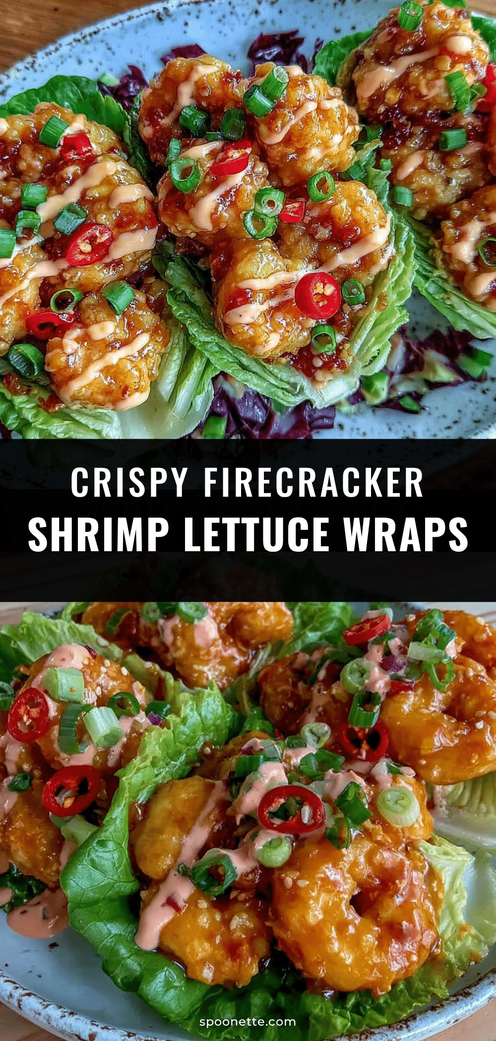 crispy firecracker shrimp lettuce wraps recipe