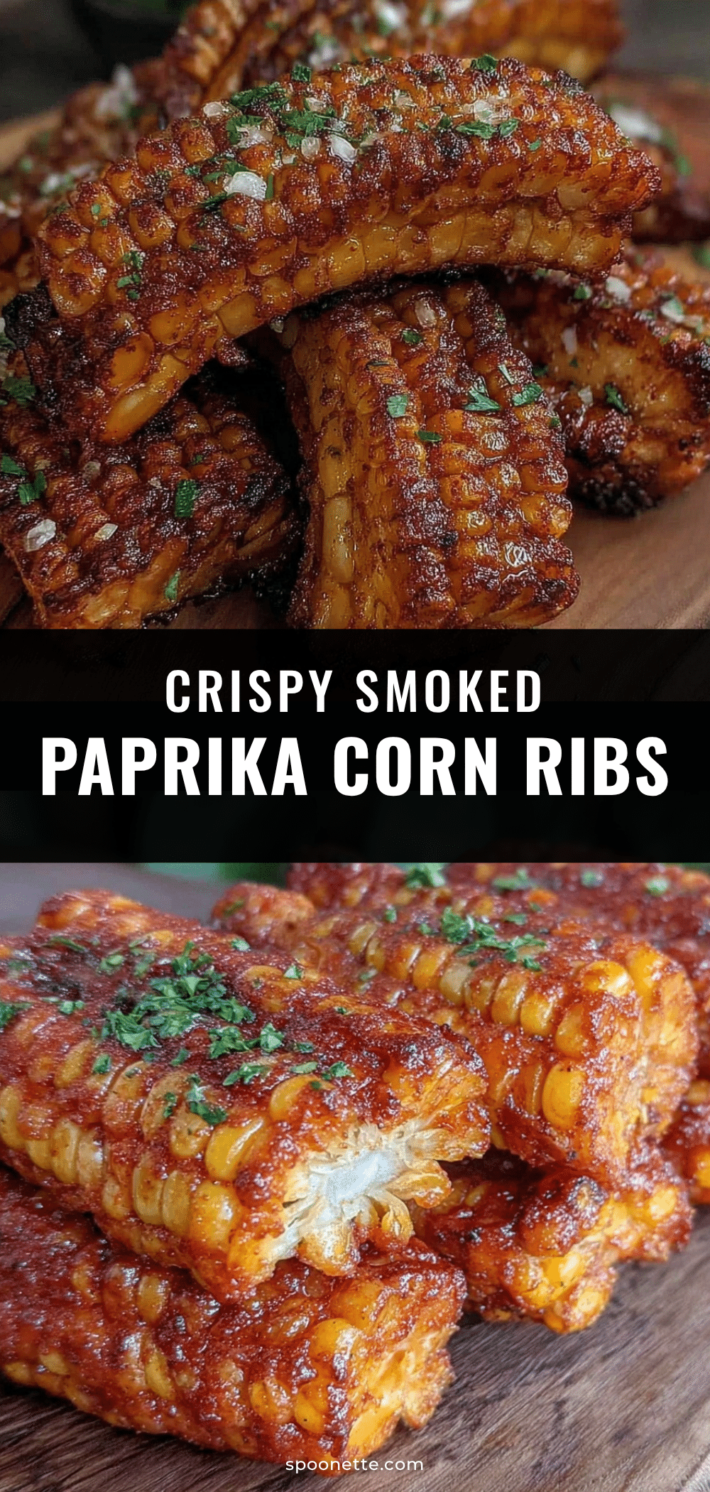 crispy smoked paprika corn ribs recipe