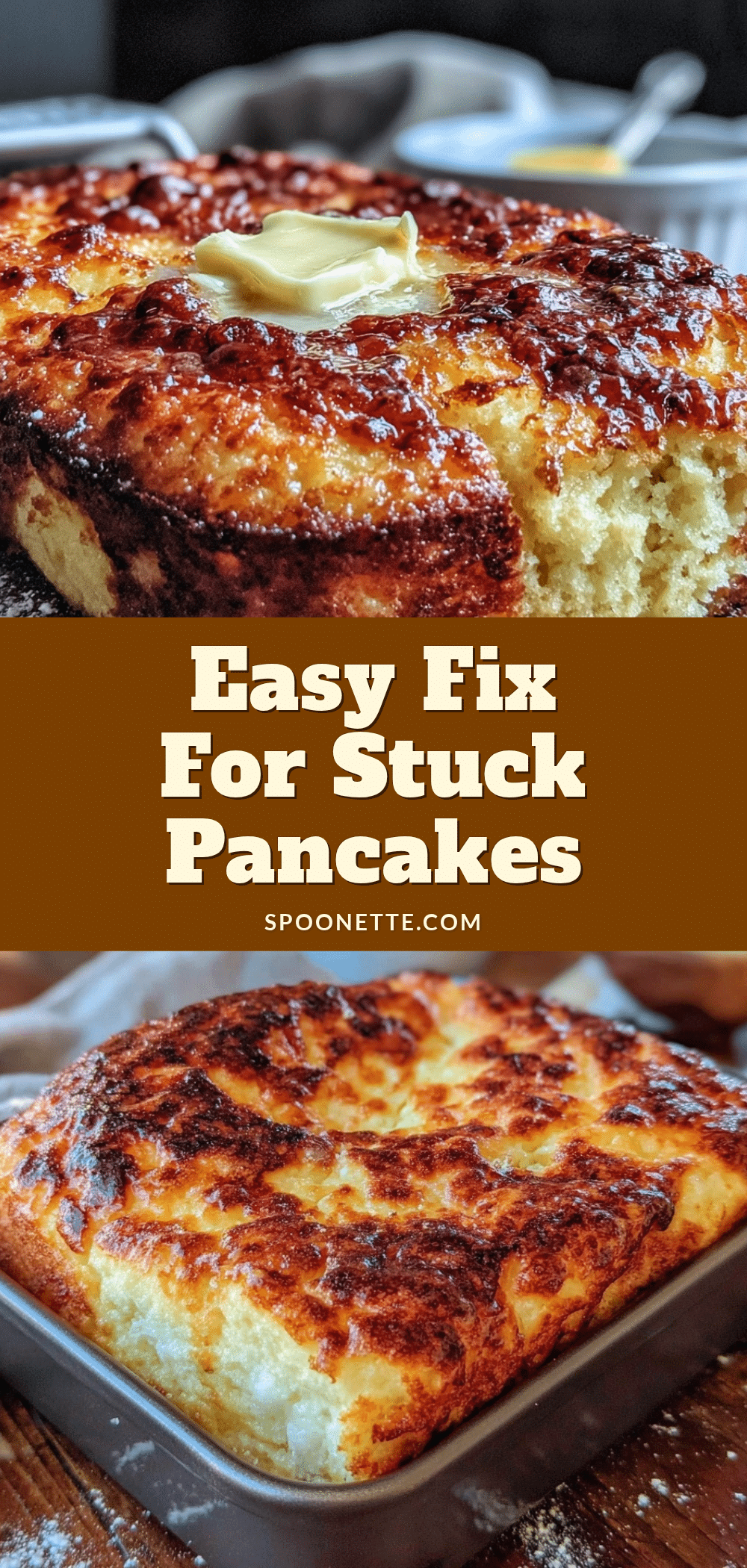easy fix for stuck pancakes recipe