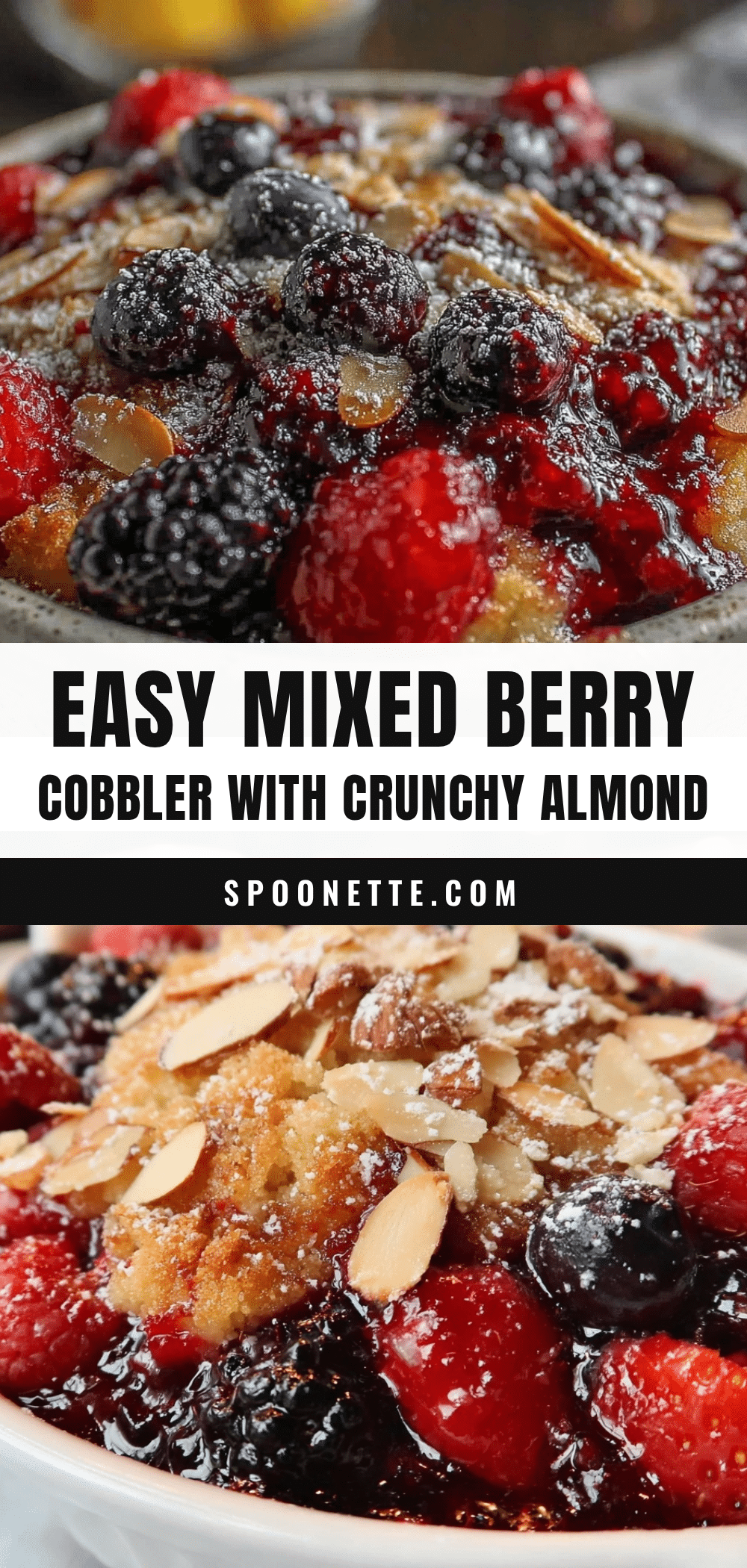 easy mixed berry cobbler recipe