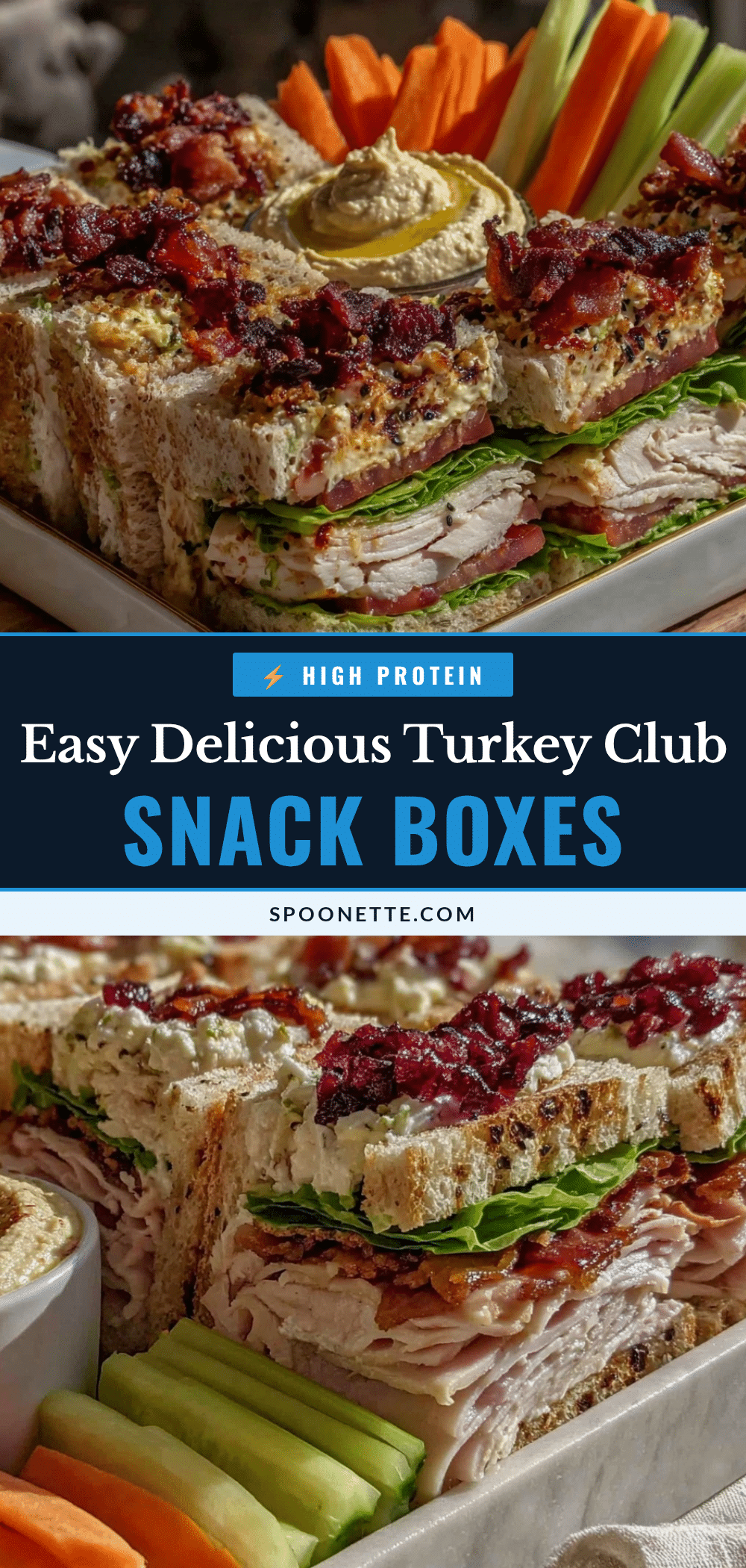 Easy Turkey Club Snack Boxes recipe
