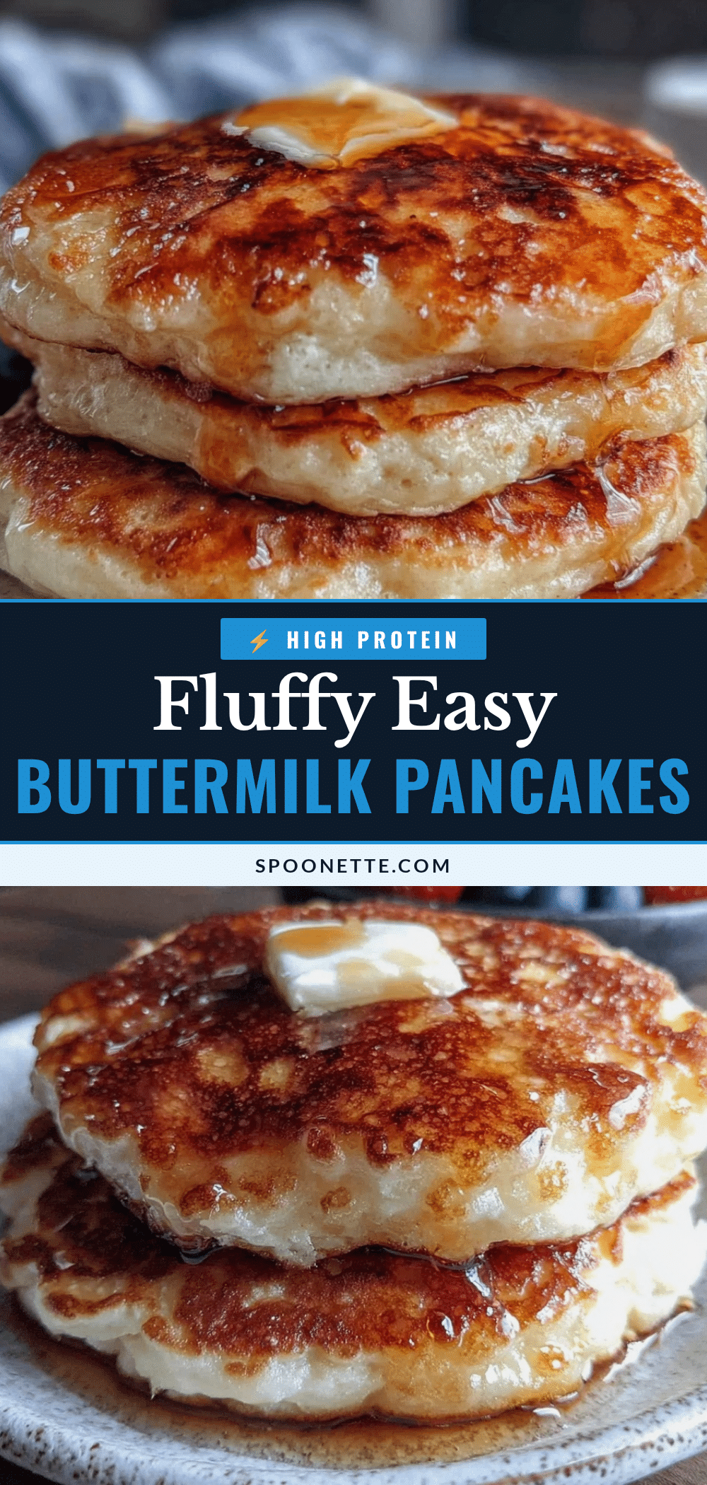 fluffy buttermilk pancakes no buttermilk needed recipe