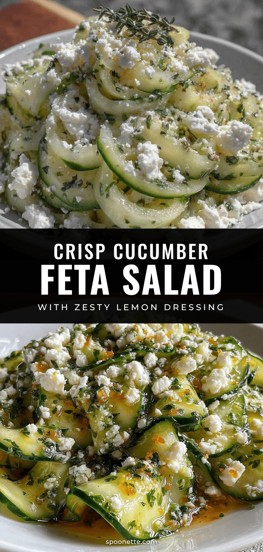 fresh cucumber feta salad recipe
