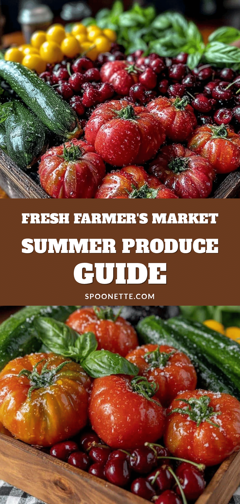 fresh farmers market summer produce recipe