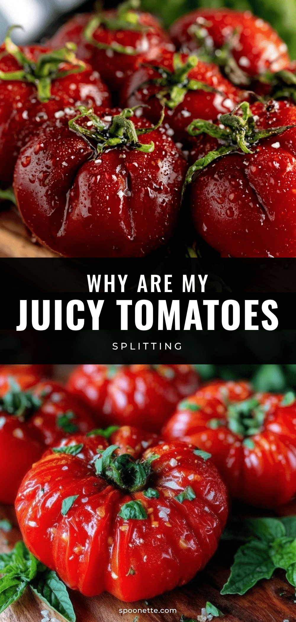 fresh garden tomatoes splitting recipe