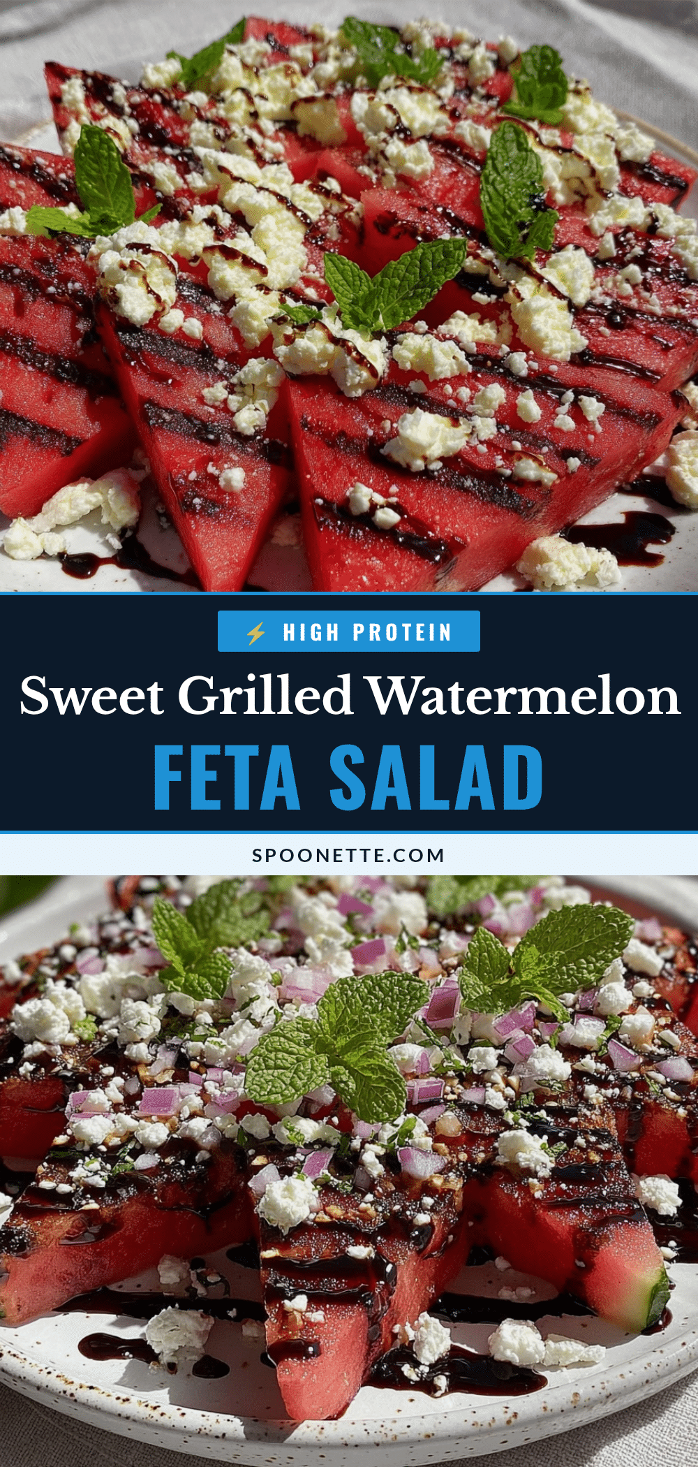 fresh grilled watermelon feta salad recipe