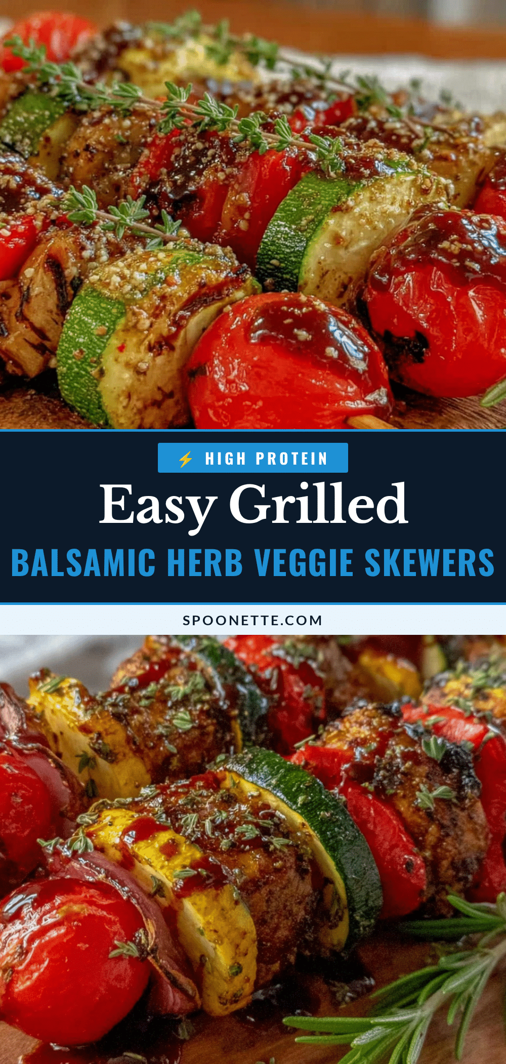 grilled balsamic vegetable skewers recipe