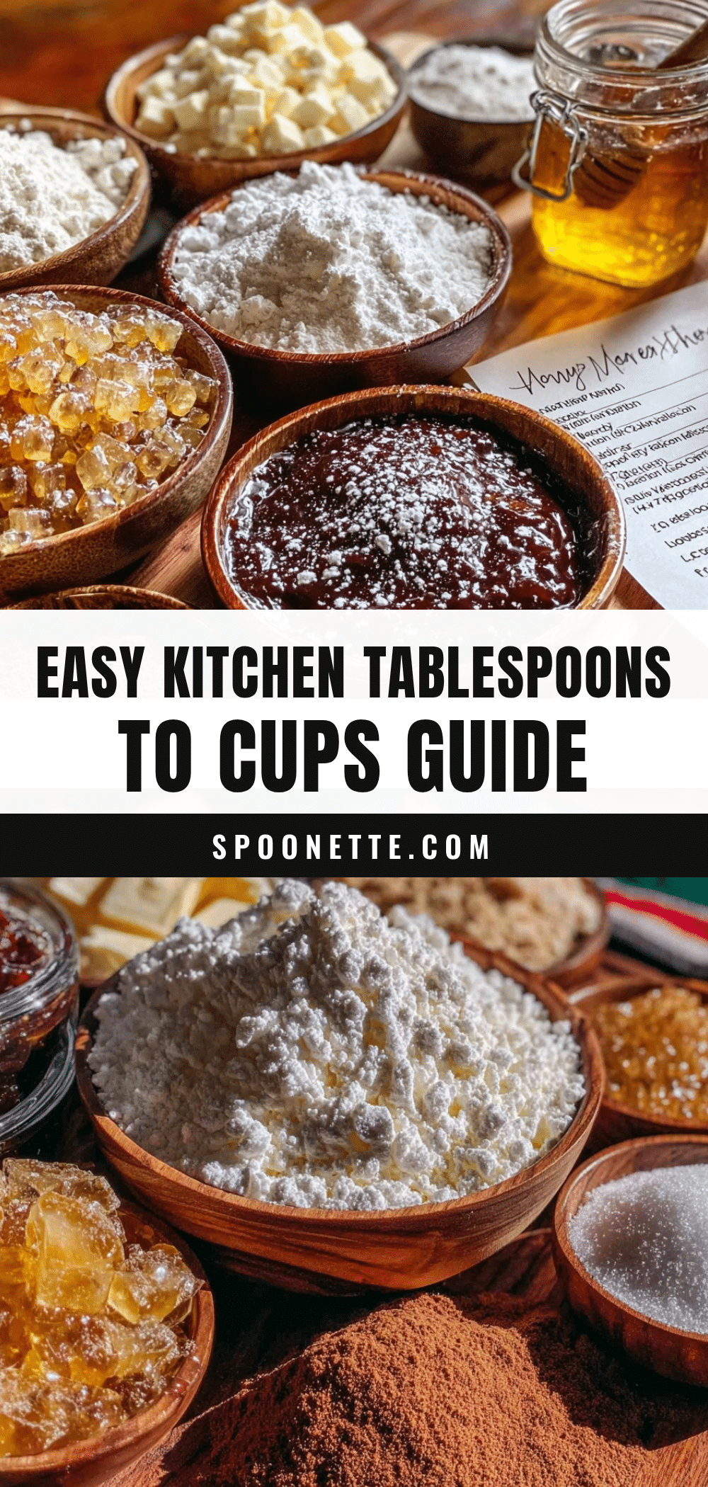 how many tablespoons in a cup conversion chart recipe