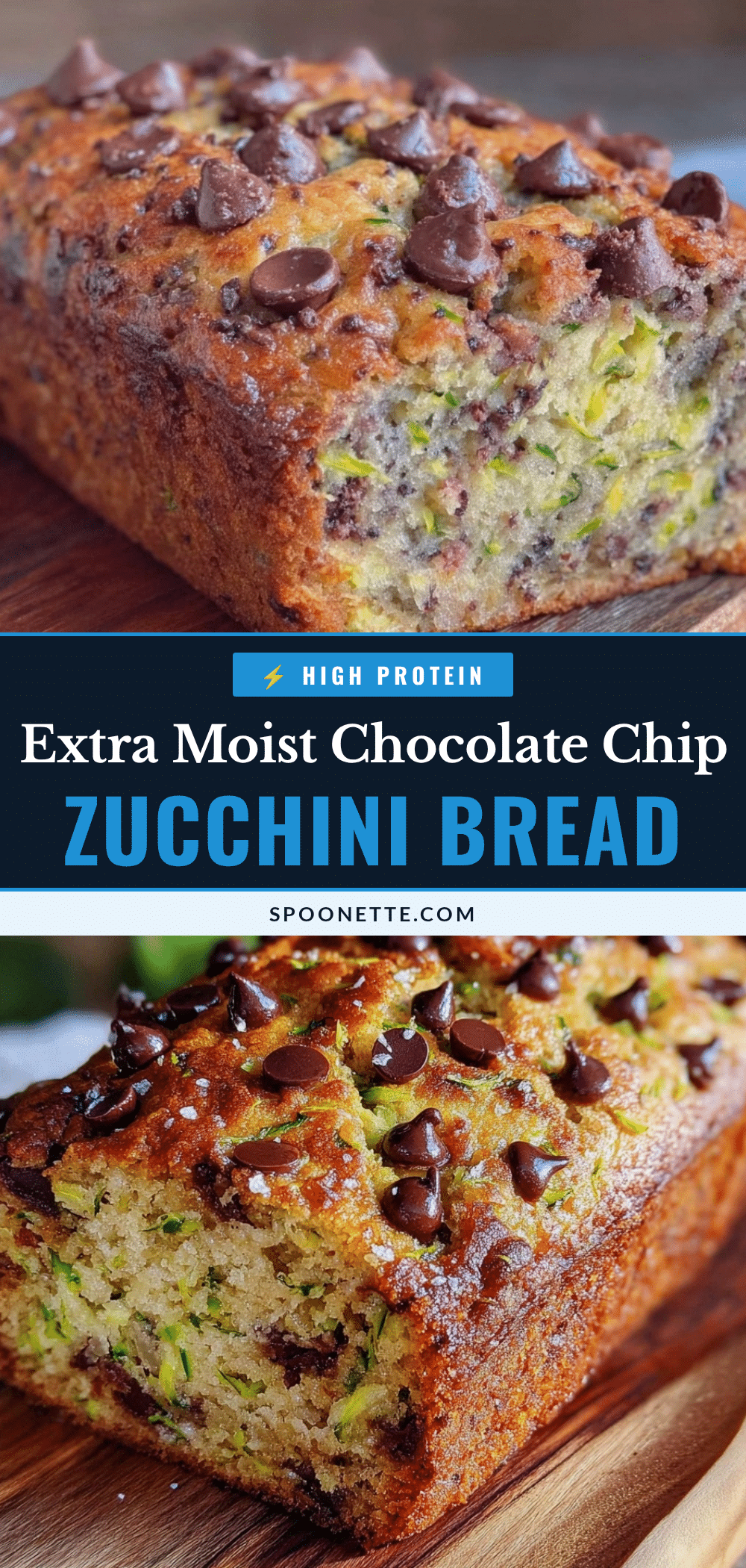 moist chocolate chip zucchini bread recipe