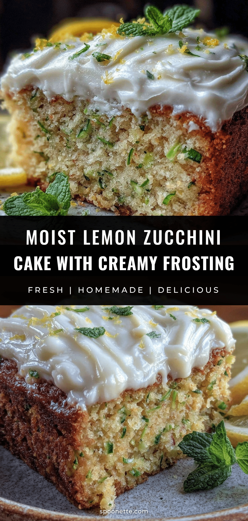moist lemon zucchini cake recipe
