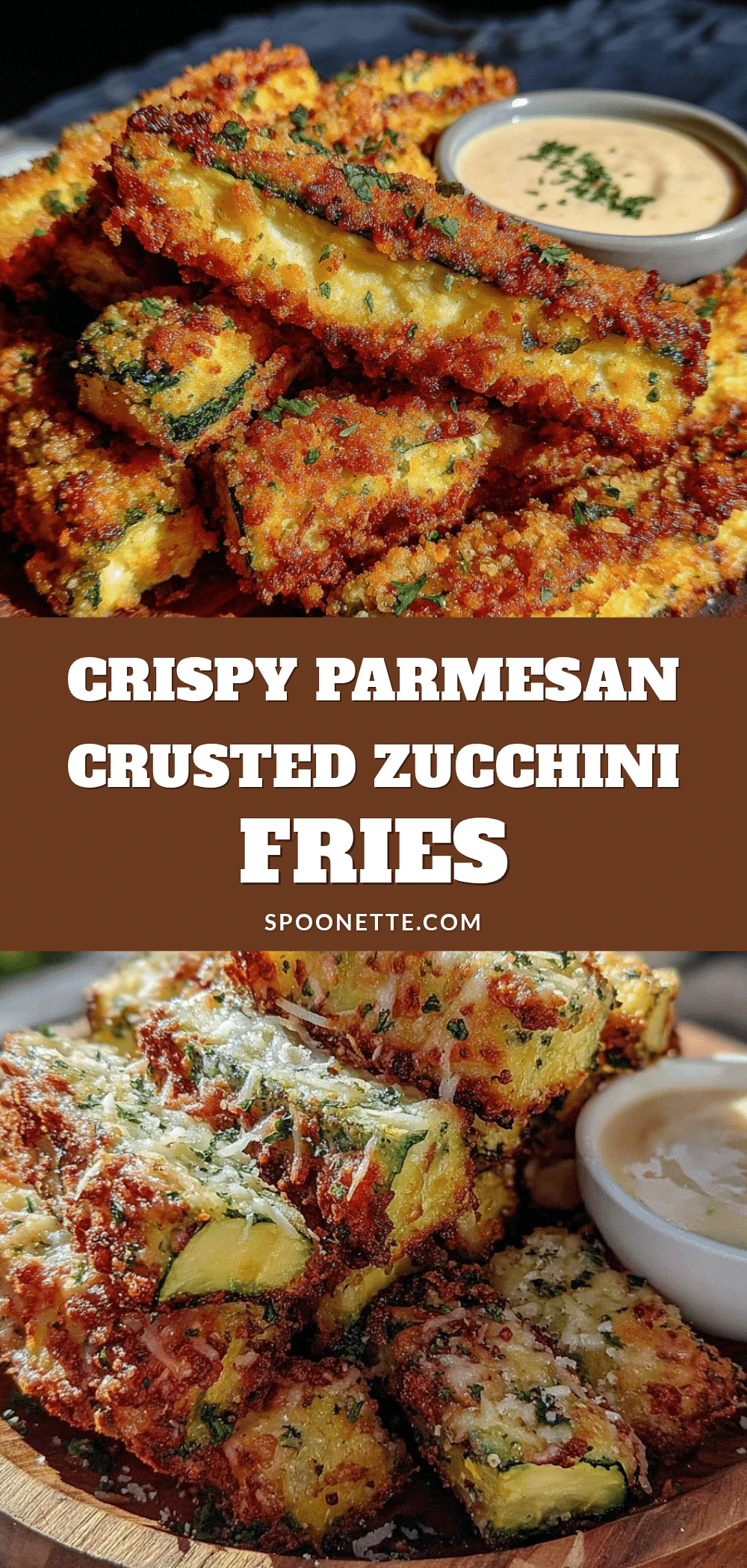 Parmesan Crusted Zucchini Fries Air Fryer Recipe recipe