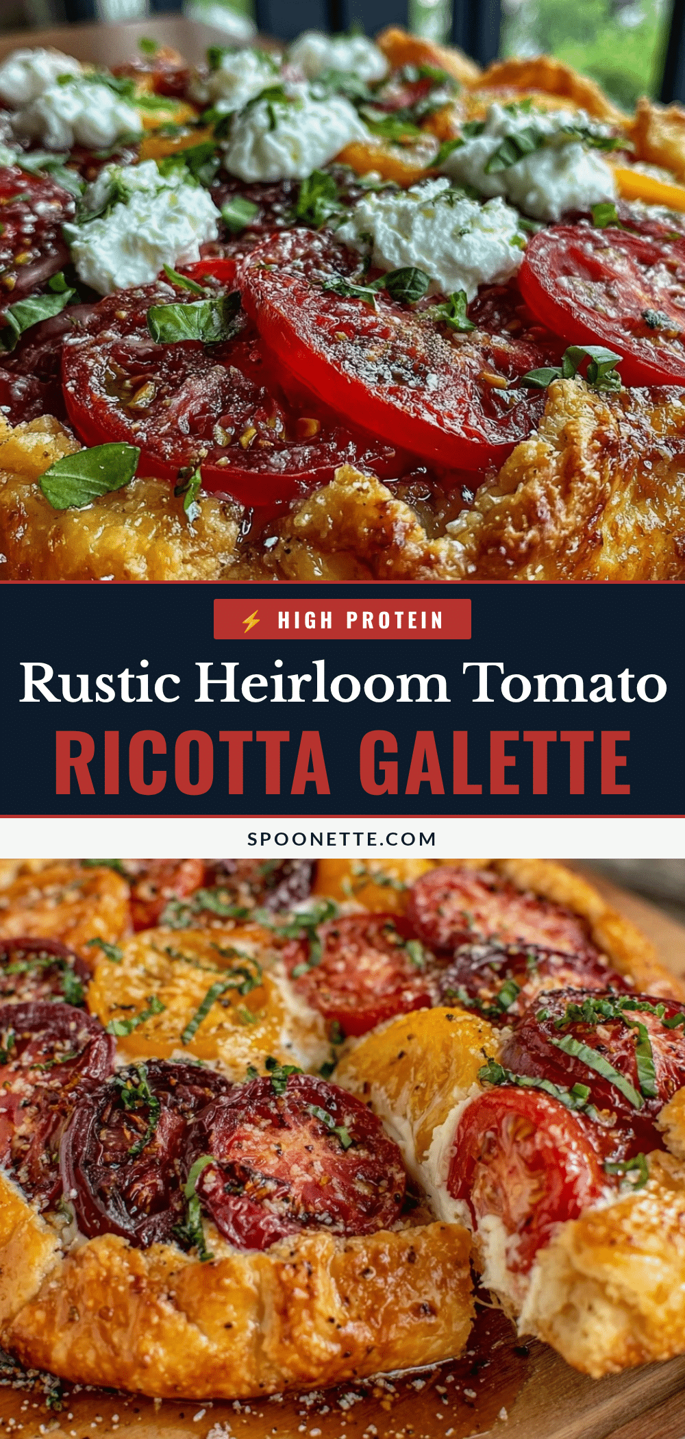 rustic heirloom tomato galette recipe