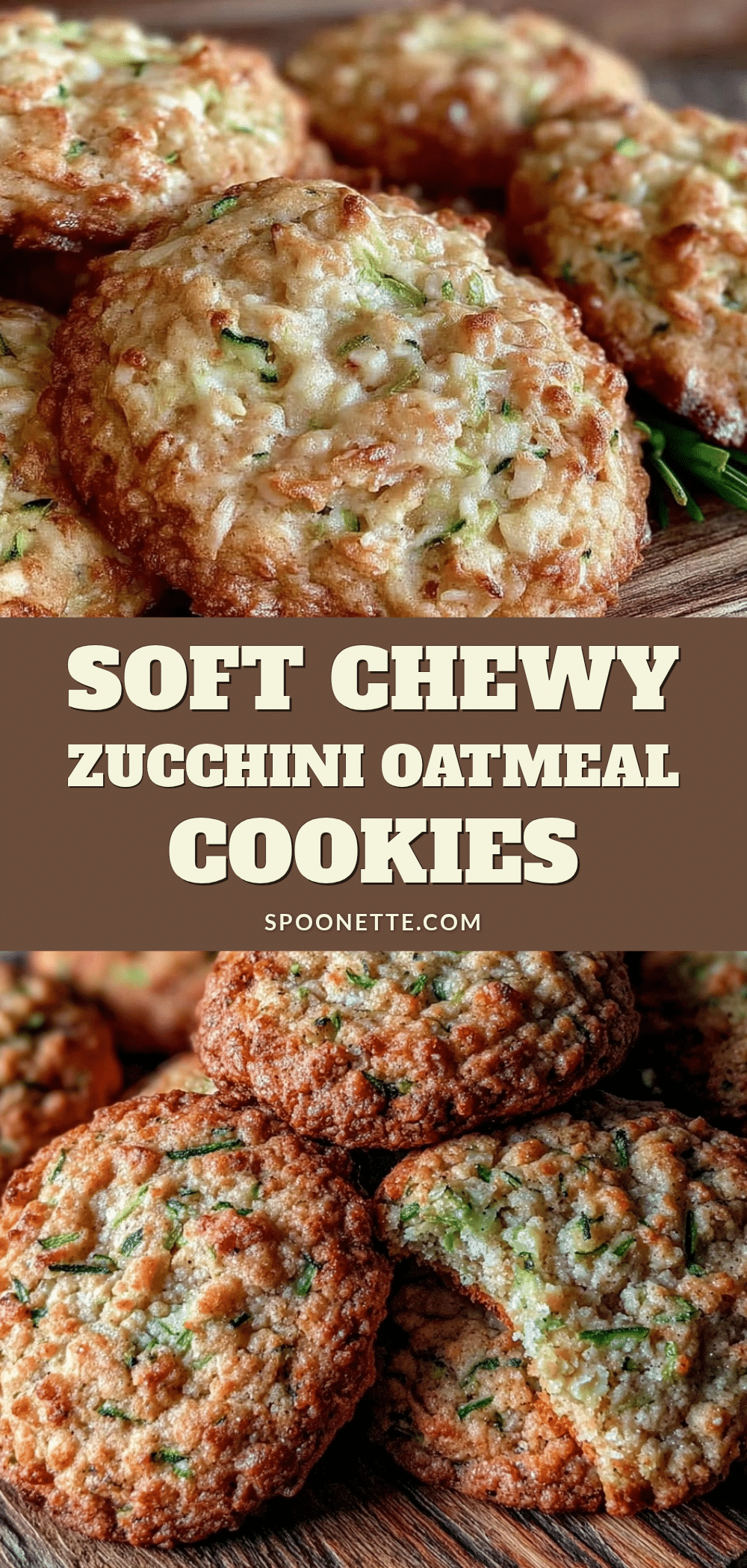 soft and chewy zucchini oatmeal cookies recipe