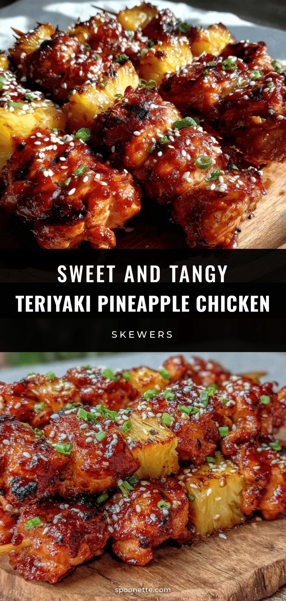 teriyaki pineapple chicken skewers recipe