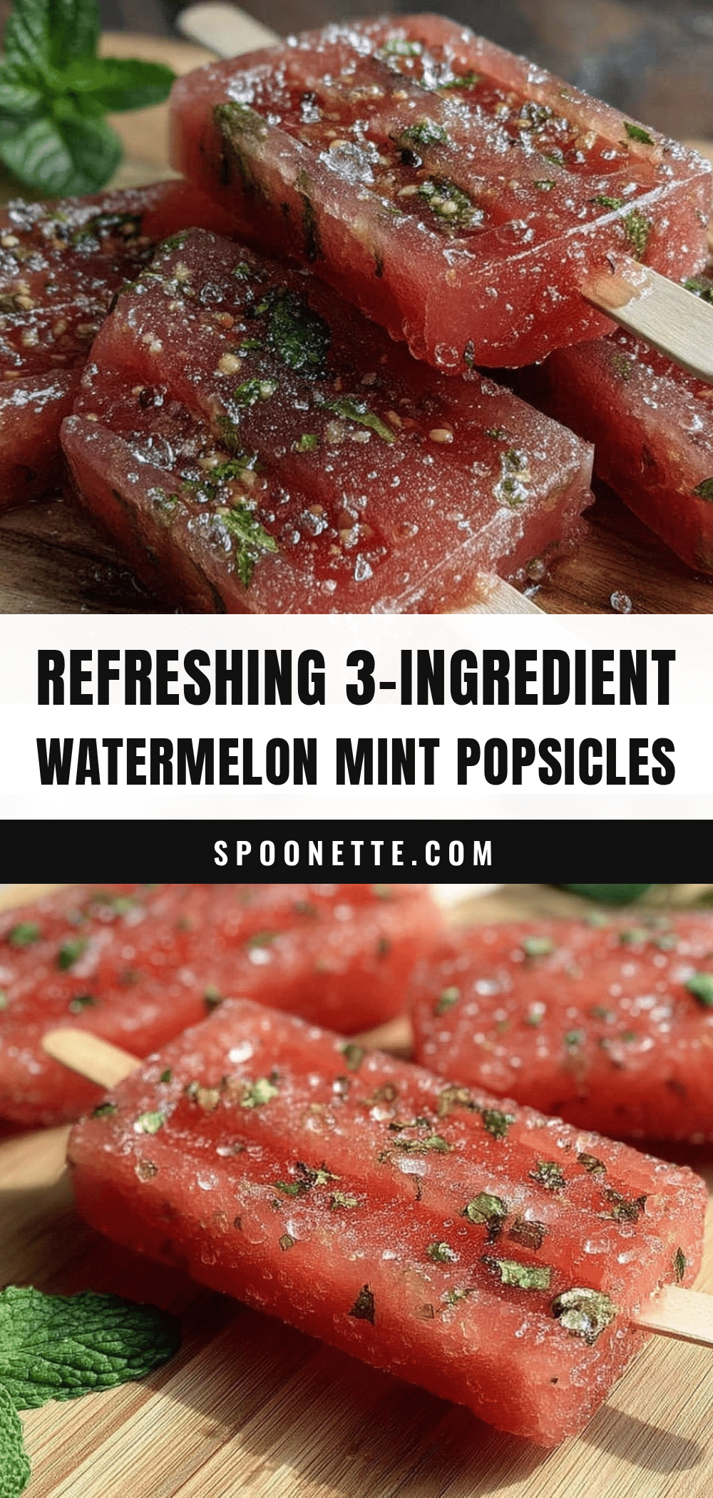 watermelon mint popsicles recipe