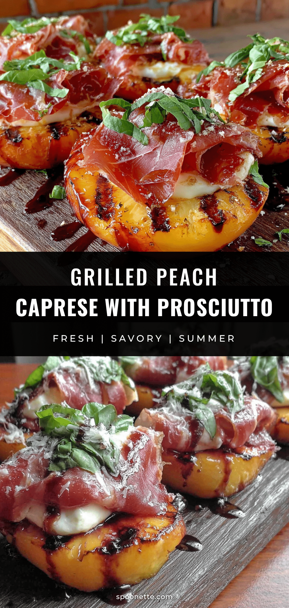 grilled peach caprese salad recipe