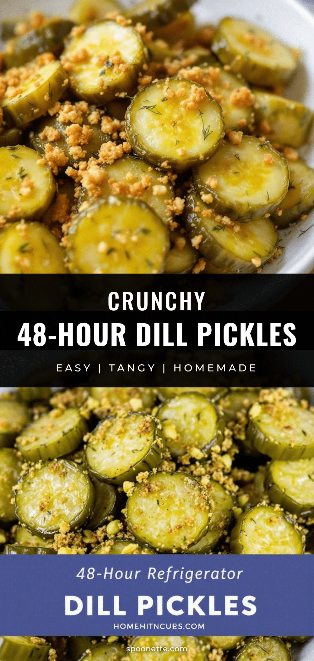 Crunchy 48-Hour Refrigerator Dill Pickles recipe