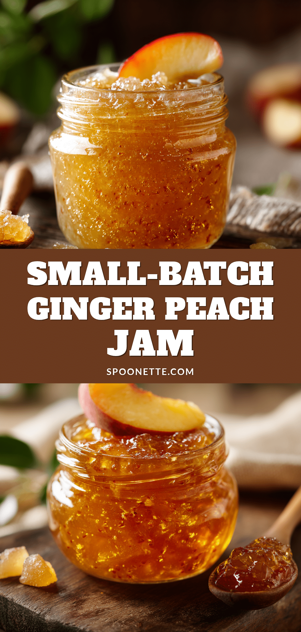 peach ginger jam recipe