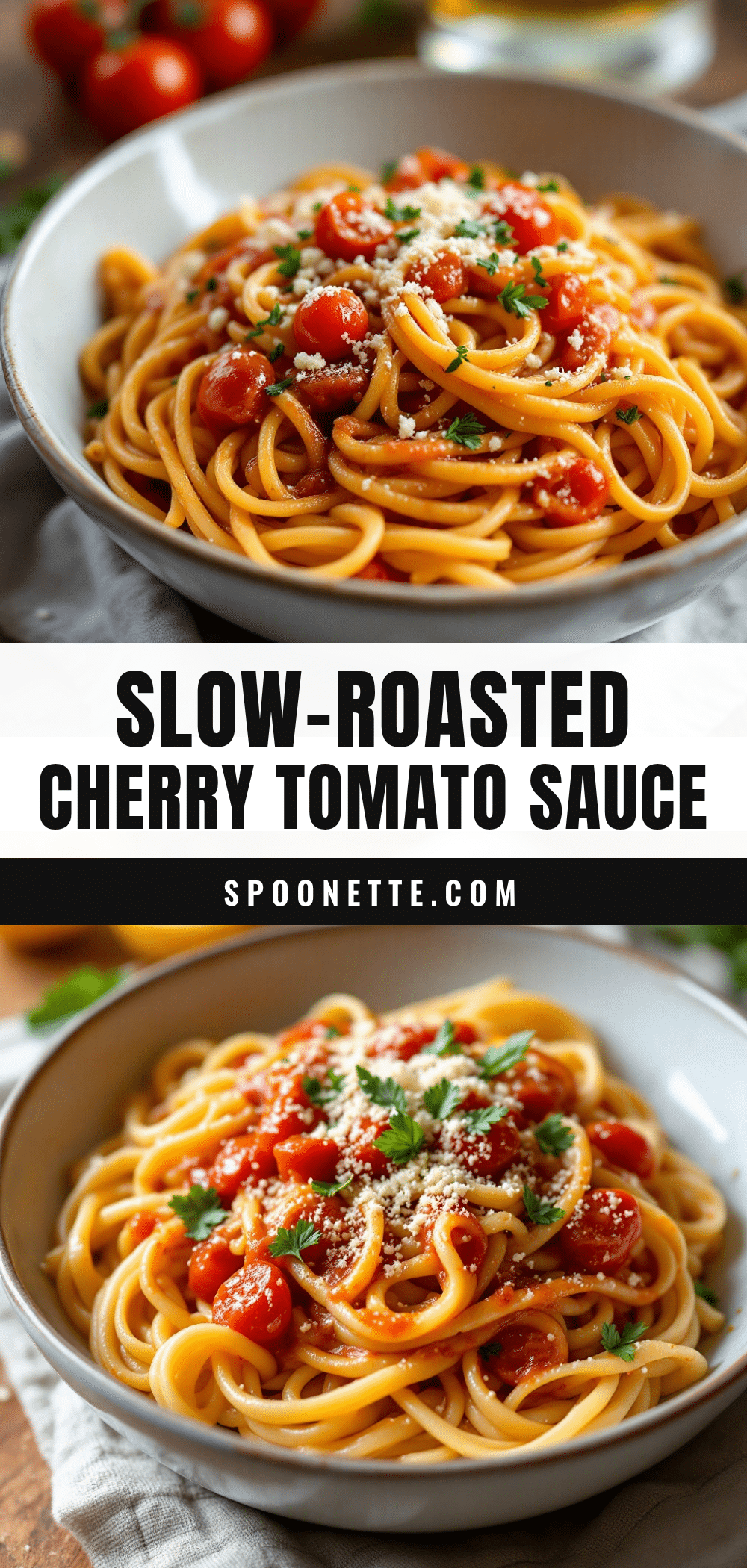 slow-roasted cherry tomato sauce recipe