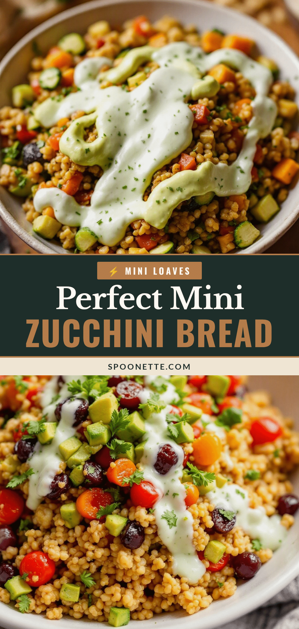 Small-batch zucchini bread recipe