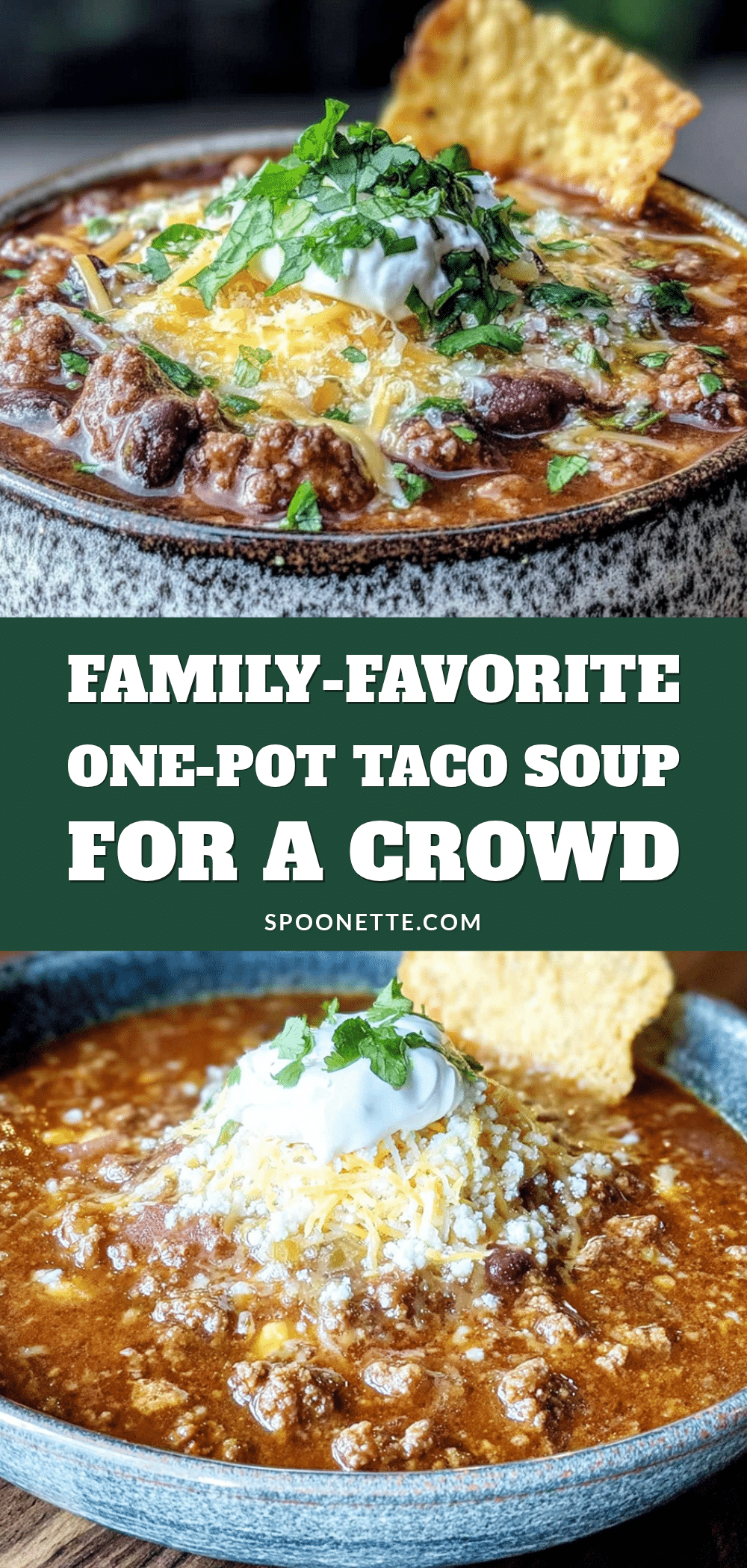 one-pot taco soup recipe